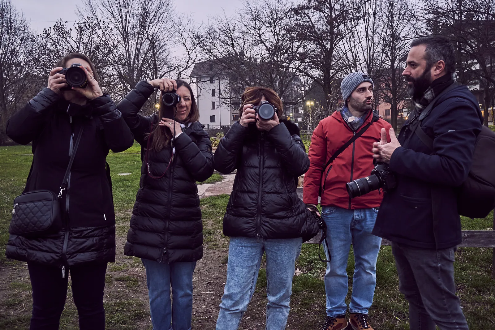 Uscita al parco, corso di fotografia Fotografica Factory